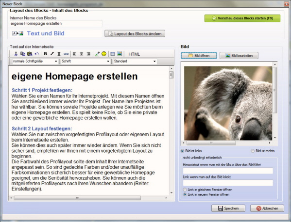 Homepagesoftware